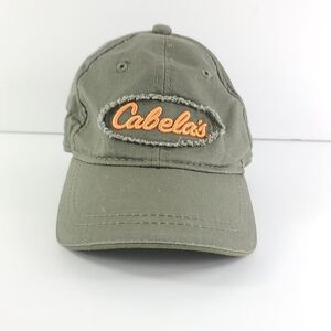 Cabelas men's Hat Cap green orange all Sz
